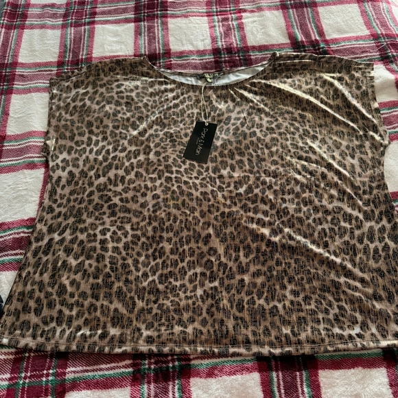 NWT PARK & MAIN LEOPARD TOP SIZE 2X - Picture 5 of 5